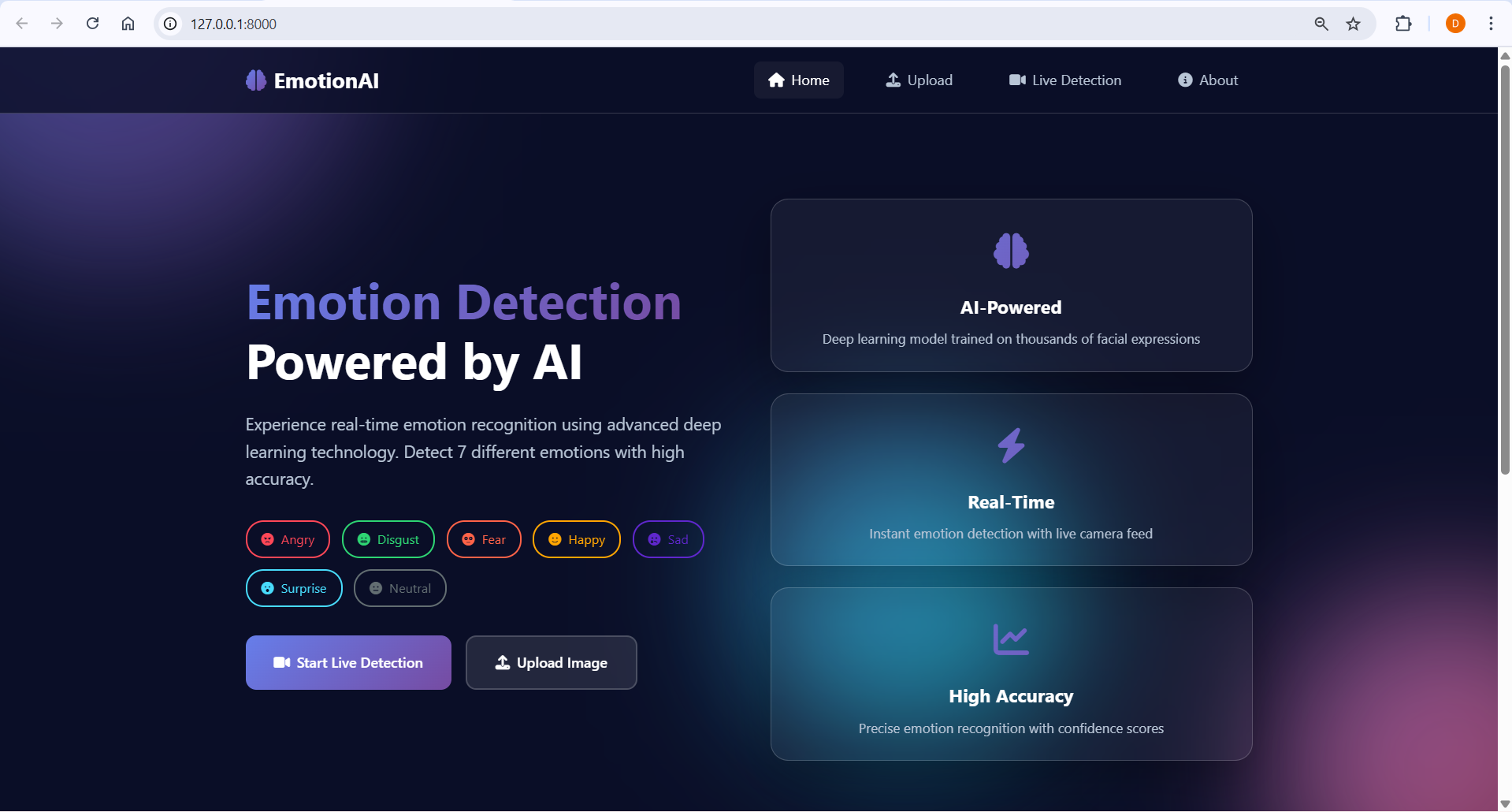 Emotion Detection AI